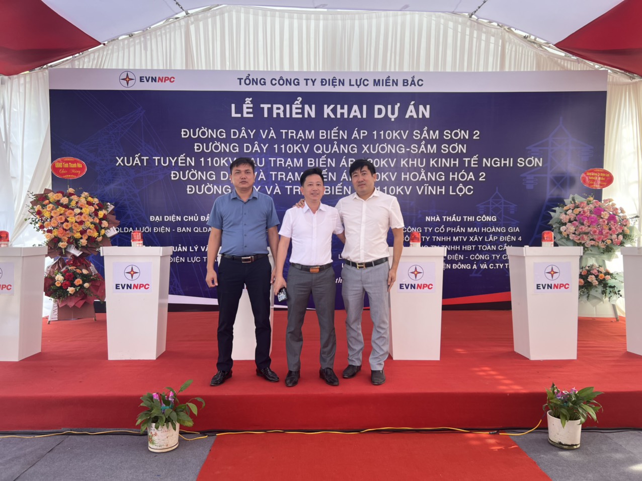 Dự án: Xuất tuyến đường dây 110kv sau trạm biến áp 220kv khu kinh tế nghi sơn